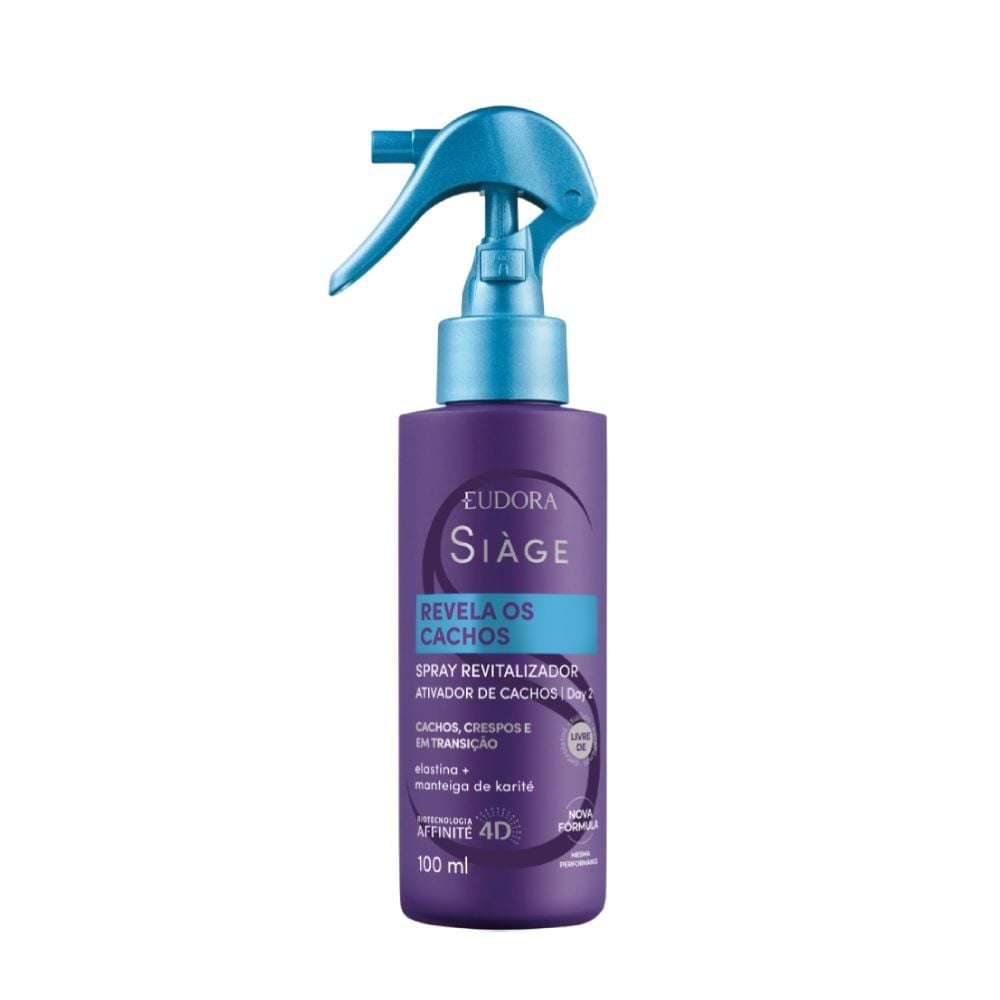Spray Revitalizador Revela Cachos Siàge 100Ml - Eudora
