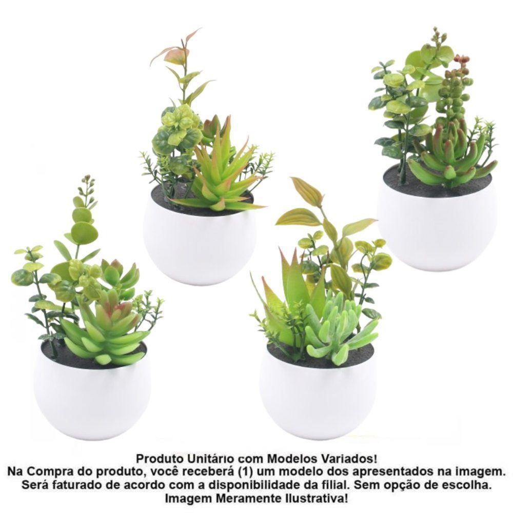 Suculenta Com Vaso Havan Casa 16Cm - Sortido