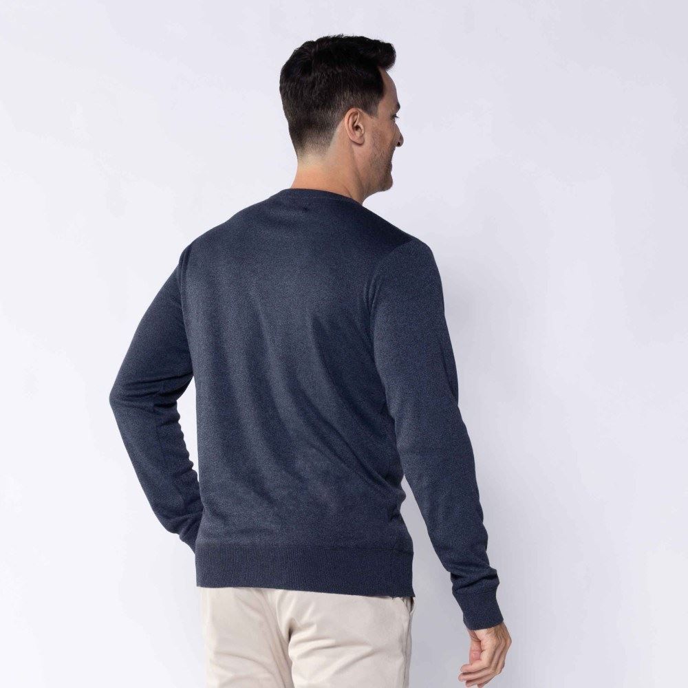 Suéter Masculino De Tricot Gola Redonda Marc Alain