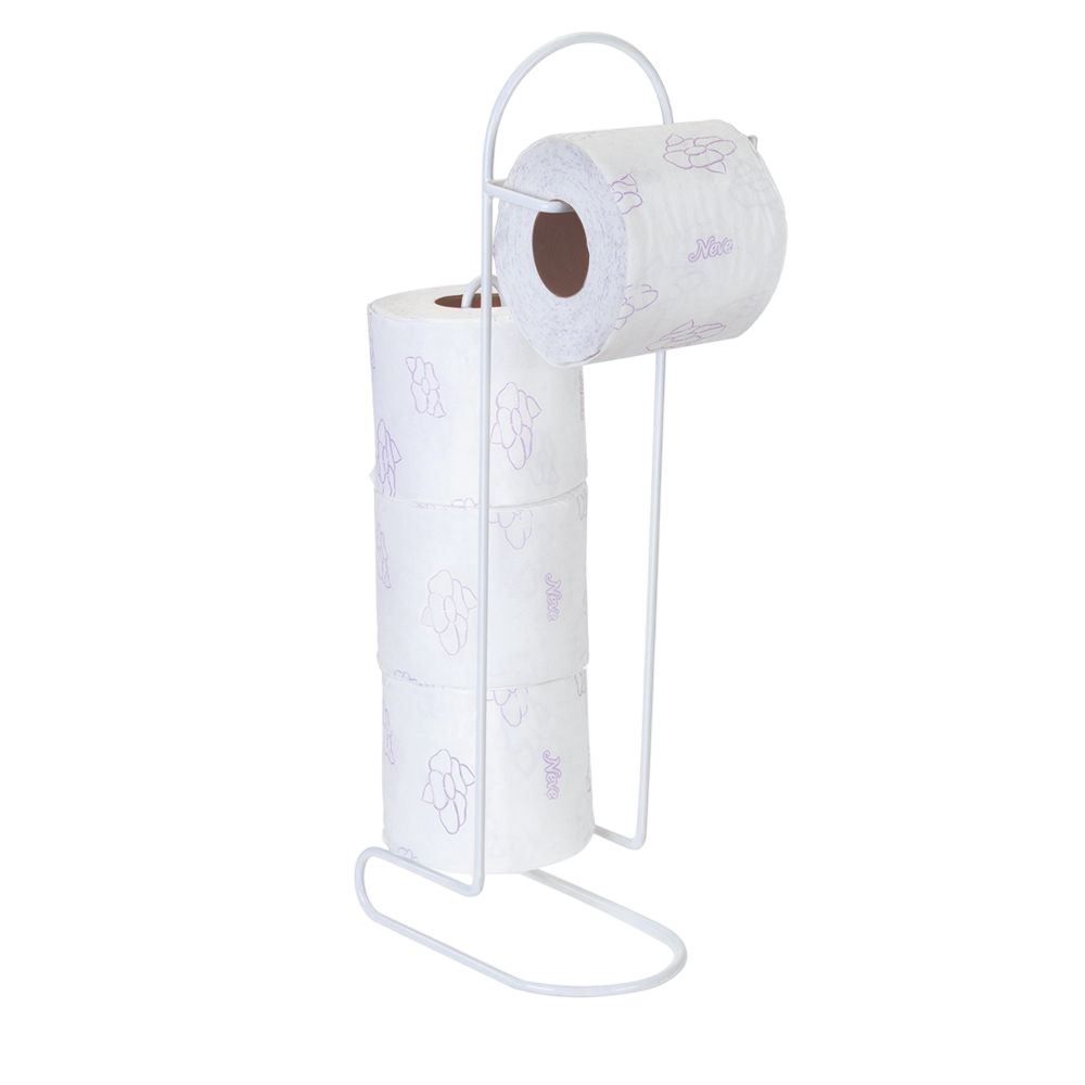 Suporte Para 4 Rolos De Papel Higiênico Arthi - Branco