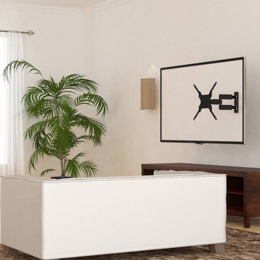 Suporte Para Tv Articulado De 23 A 75" Brasforma Sbrp145 - Preto