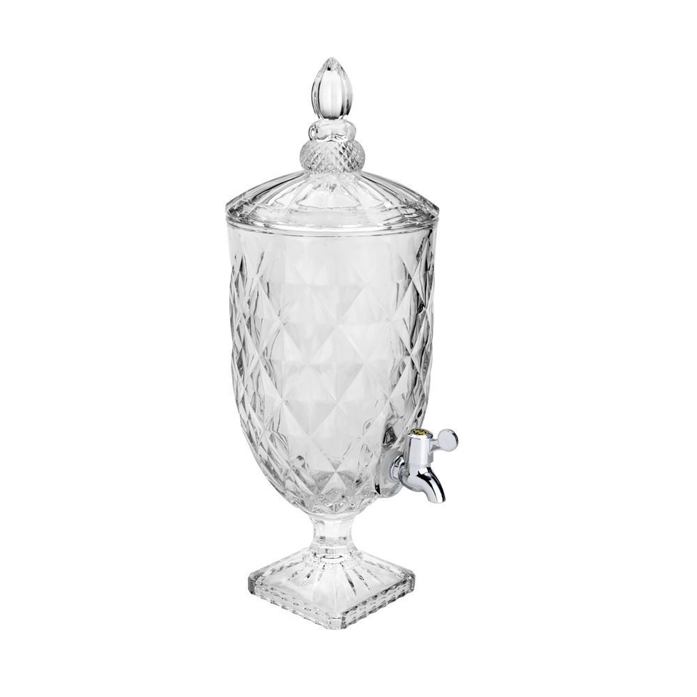 Suqueira De Vidro Diamond 4,7 Litros Lyor - Natural