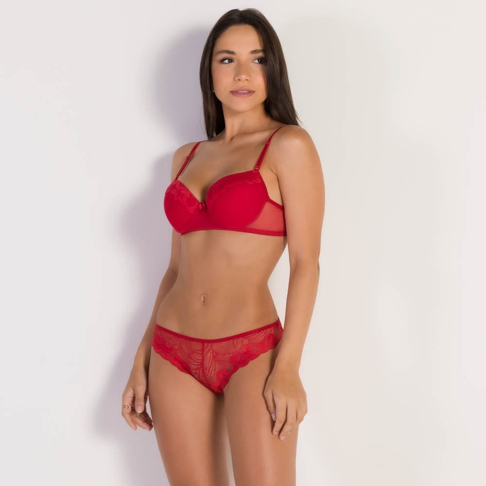 Sutiã com Bojo e Base em Tule Camila Moretti