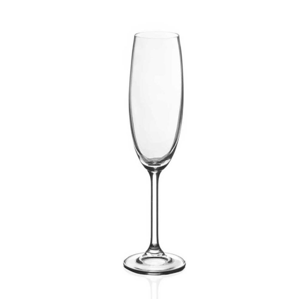 Taça De Champanhe De Cristal Gastro Bohemia 220Ml - Transparente