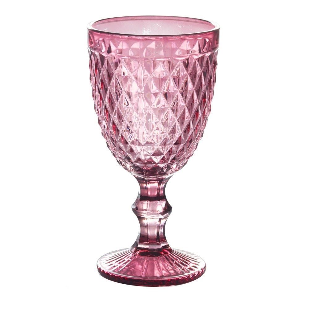 Taça De Água Bico De Jaca Havan Casa 320Ml - Rosa Diamante