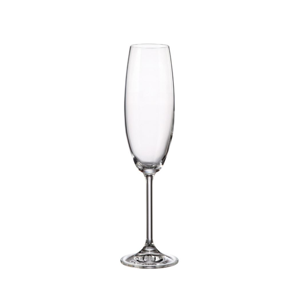 Taça De Champanhe Cristal Requinte Bohemia 230Ml - Transparente