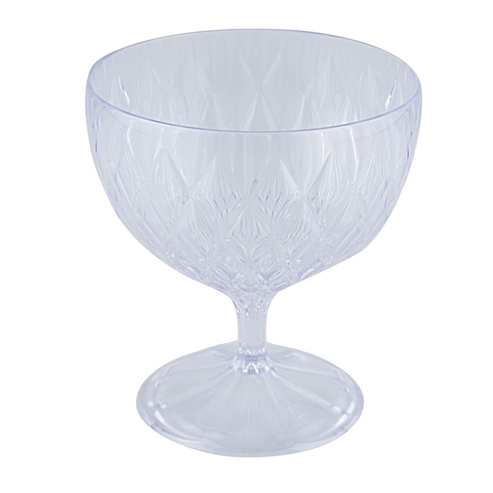 Taça De Sobremesa Plasútil Glamour 350Ml - Transparente