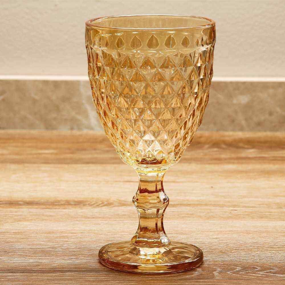 Taça Para Água Bico De Abacaxi 325Ml Lyor - Âmbar