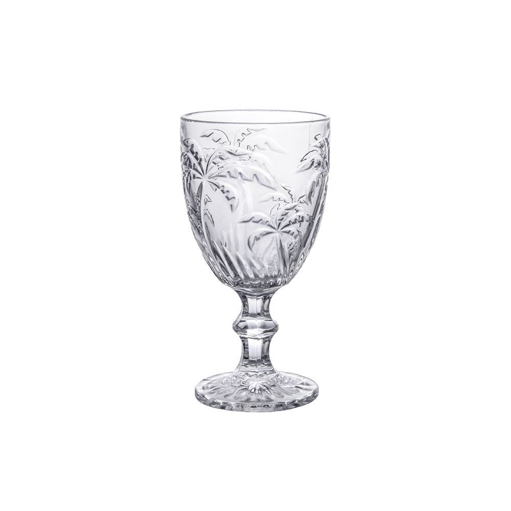 Taça Para Água Palm Tree 260Ml Class Home - Vidro