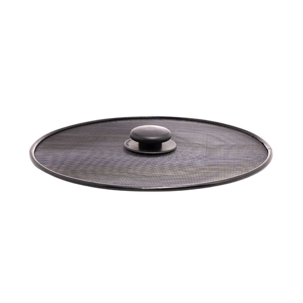 Tampa Protetora Para Fritura 25Cm Lyor - Preta
