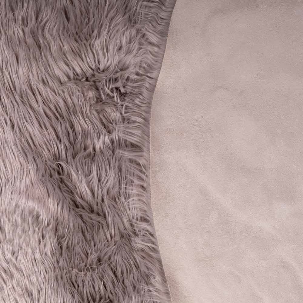 Tapete Alaska Redondo Para Quarto E Sala 1,50X1,50 M Havan Casa. - Cinza