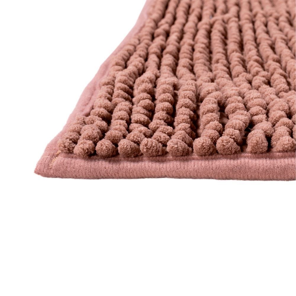 Tapete Banheiro 3Pcs Dobby - Taupe