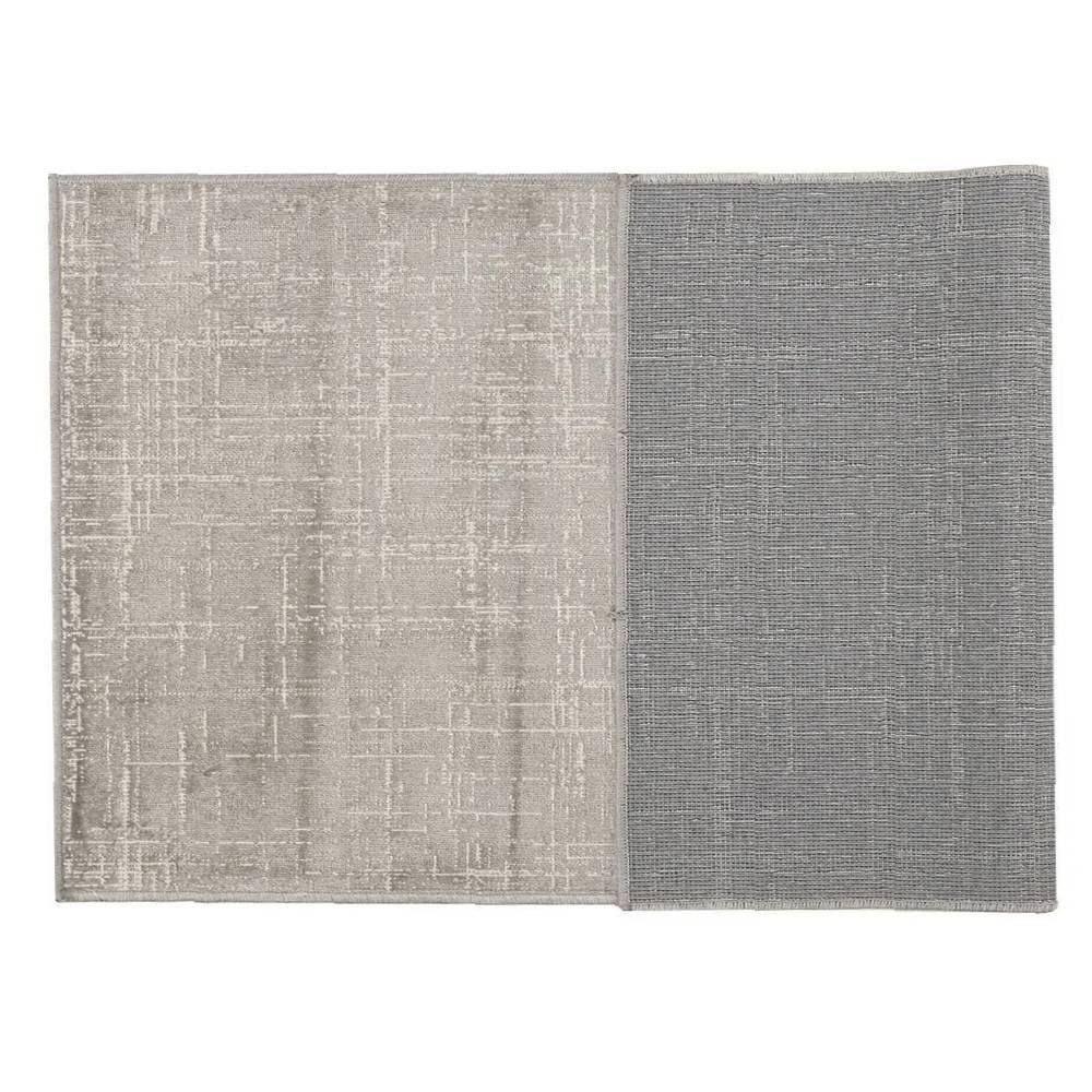 Tapete Para Quarto Ou Sala 2,00X2,80 M Belga Havan Casa - Linho Cinza E Bege