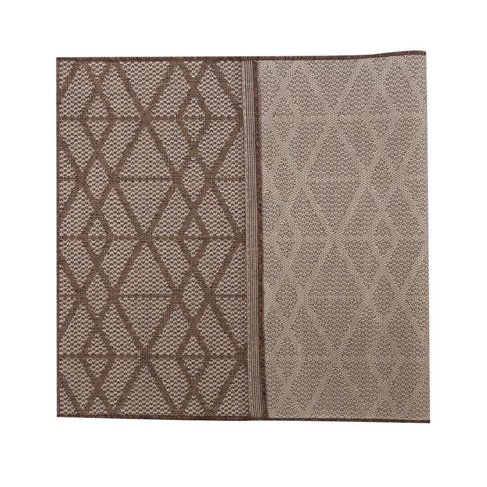 Tapete Para Cozinha Cancun Sisal 1,00X1,50 M  Havan Casa - Montanez Bege E Marrom Claro