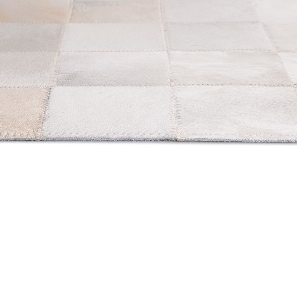 Tapete De Couro Texas 1,00X1,50M - Off White