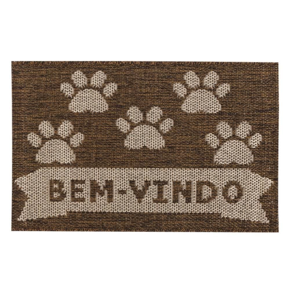 Tapete De Porta Cancun 40X60 Cm Sisal Havan Casa - Bem-Vindo Patas