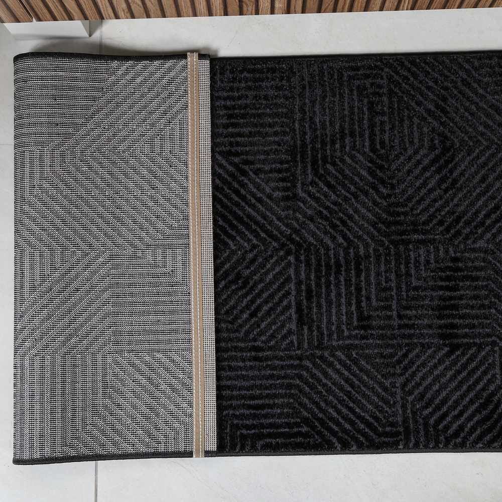 Tapete Denver Para Quarto E Sala 0,60X1,00 M Havan Casa - Antracite