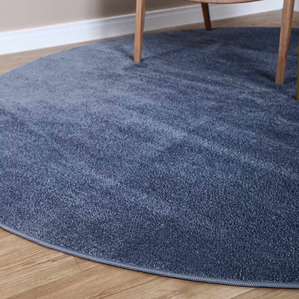 Tapete Quarto E Sala Redondo Denver 2,00X2,00 M Havan Casa - Azul