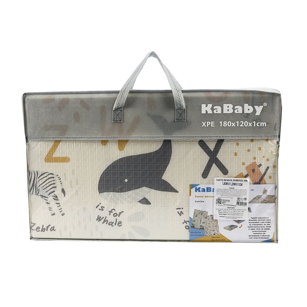 Tapete Infantil Dobrável Xpe Kababy Havan Casa - Bege