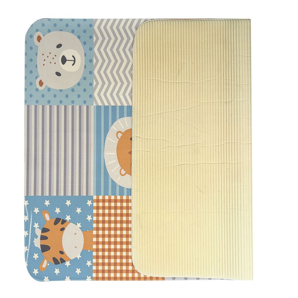 Tapete Infantil Para Atividades Estampado 0,95X1,30 Metros Havan - Bichinhos Azul