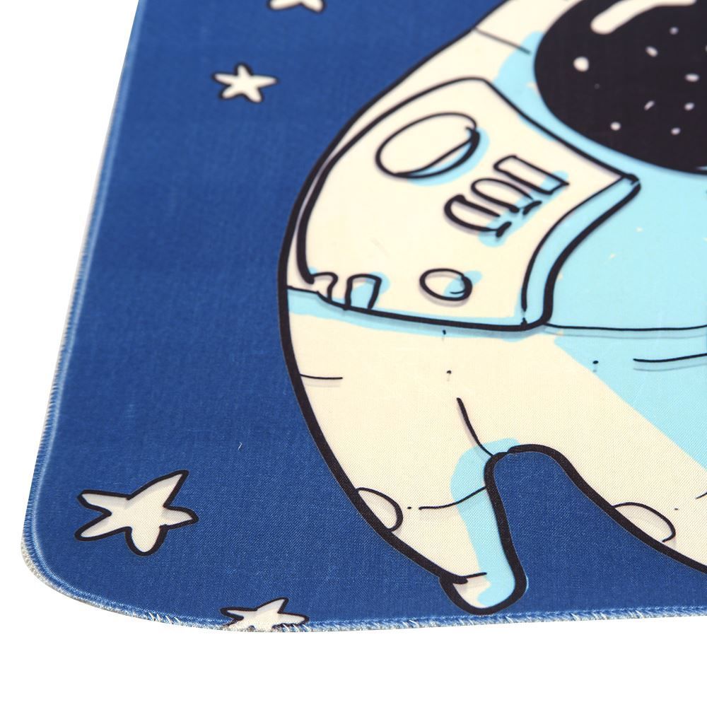 Tapete Infantil Para Atividades Estampado 0,95X1,30 Metros Havan - Astronauta Marinho