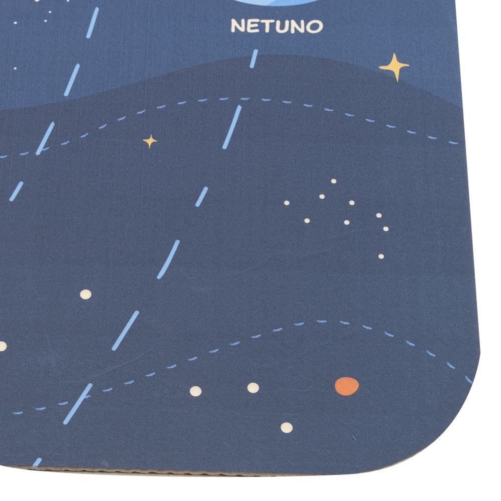 Tapete Infantil Para Atividades Estampado 95X130 Cm Transfer Havan Casa - Azul Planetas