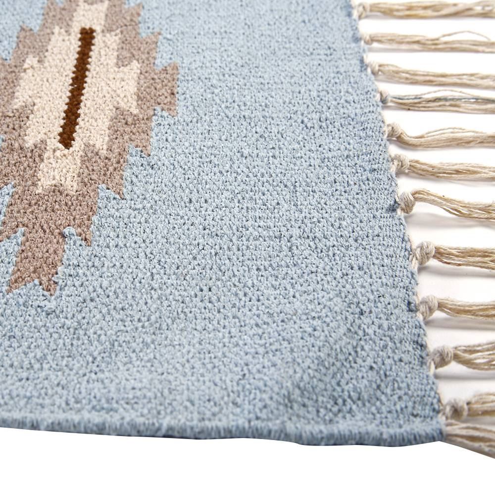 Tapete Para Quarto E Sala Kilim 50X80 Cm Havan - Azul Vintage