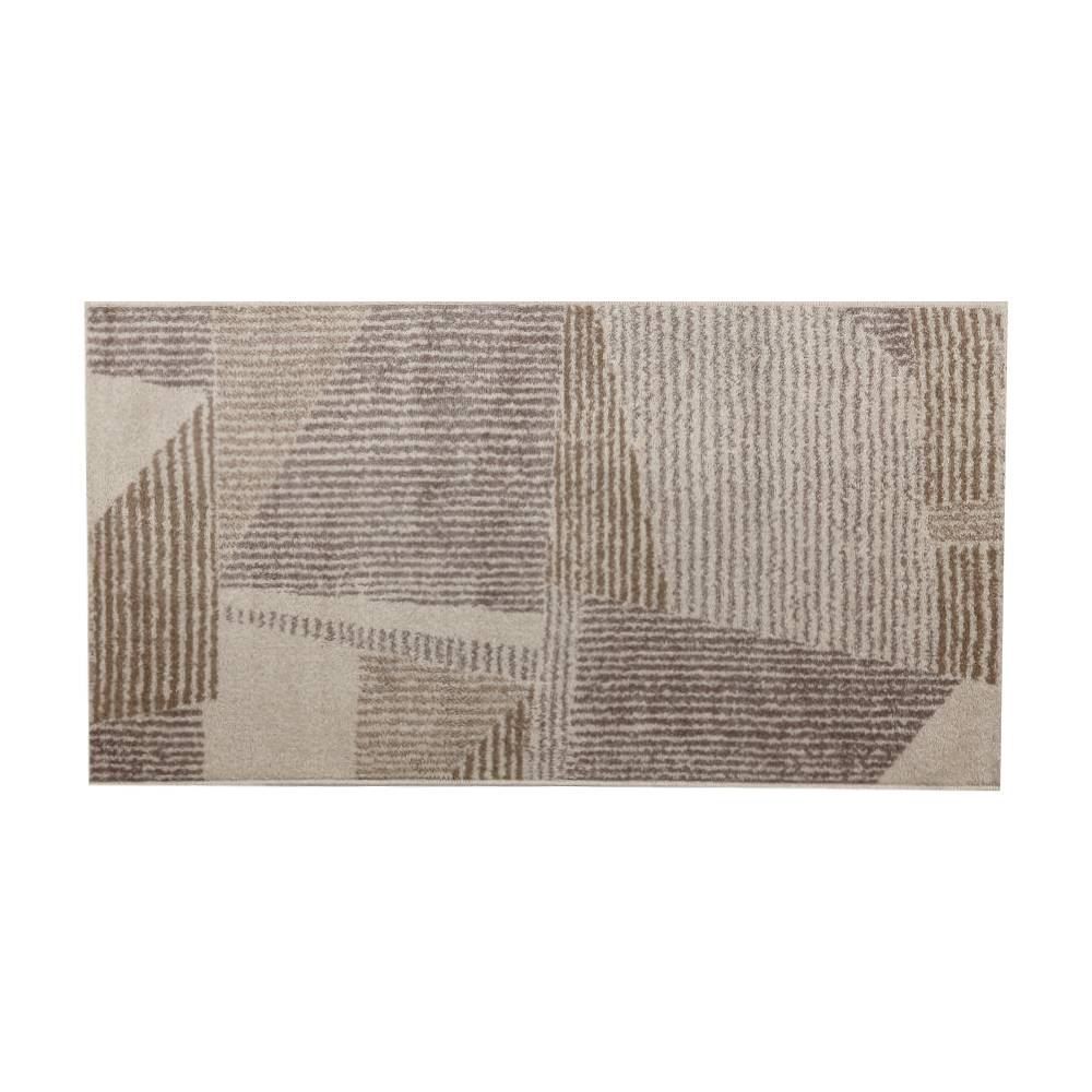 Tapete Para Sala Ou Quarto Lotus 80X150 Cm Havan Casa - Bege Geométrico