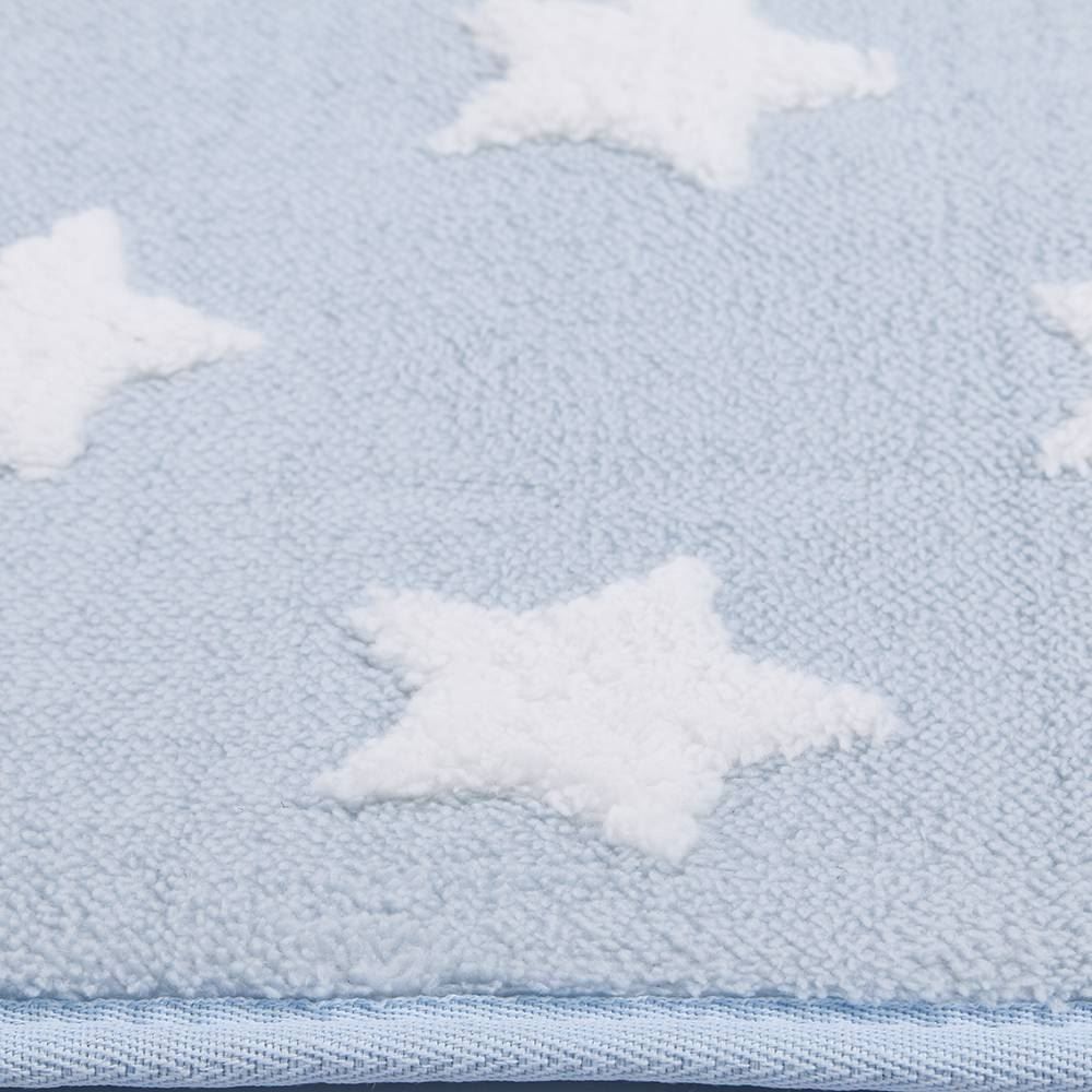 Tapete Infantil Mimo 0,70X1,00 M Jolitex - Estrela Azul