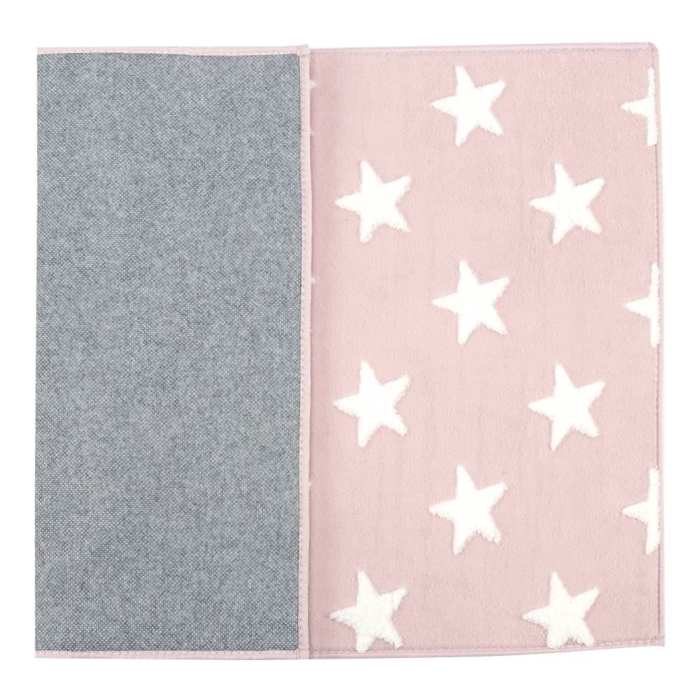 Tapete Infantil Mimo 0,70X1,00 M Jolitex - Estrela Rosa
