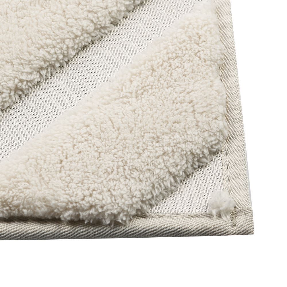 Tapete Para Quarto E Sala 0,80X1,50 M Milano Havan Casa - Marfim Losango