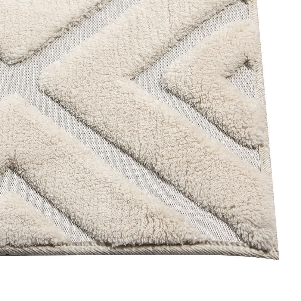 Tapete Para Quarto E Sala 2,00X3,00 M Milano Havan Casa - Marfim Losango