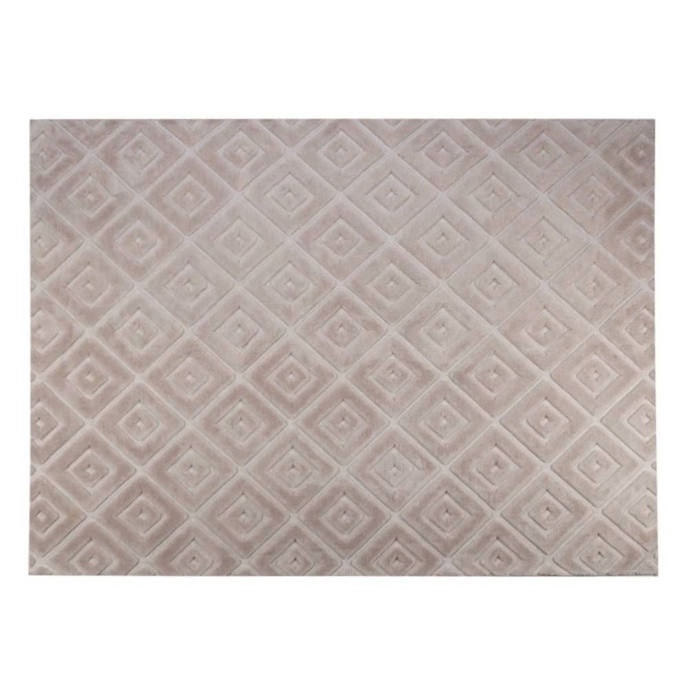 Tapete Para Quarto E Sala 2,00X3,00 M Milano Havan Casa - Bege Losango