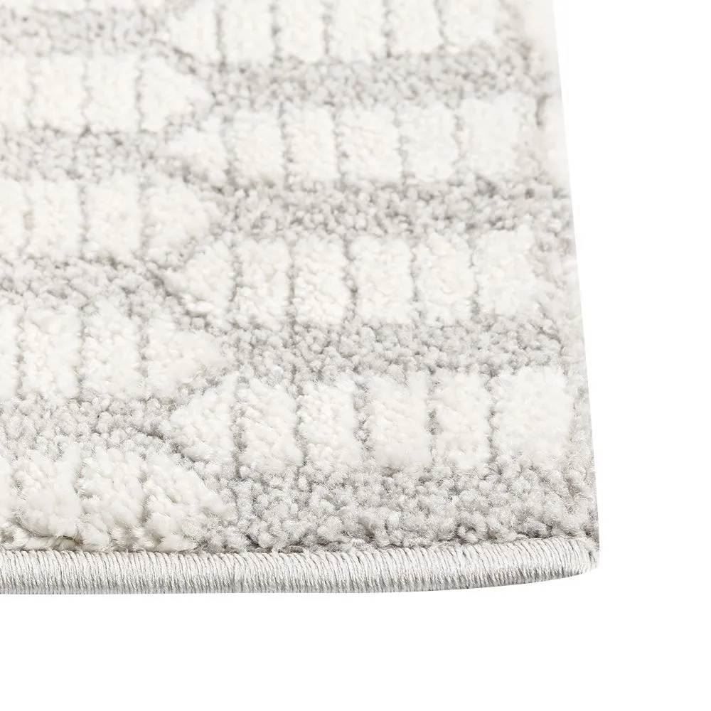 Tapete Para Quarto E Sala 80X150 Cm Atenas Havan Casa - Creme Cinza