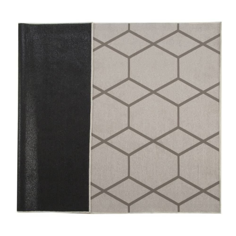 Tapete Para Quarto E Sala 1,50X2,00 M Siena Havan Casa - Areia Hexagonal