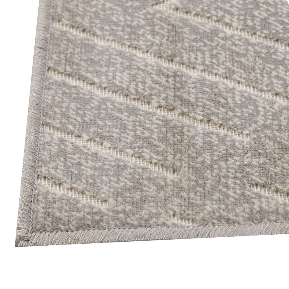 Tapete Para Quarto Ou Sala 1,00X1,40 M Faro Havan Casa - Escamas Cinza E Bege