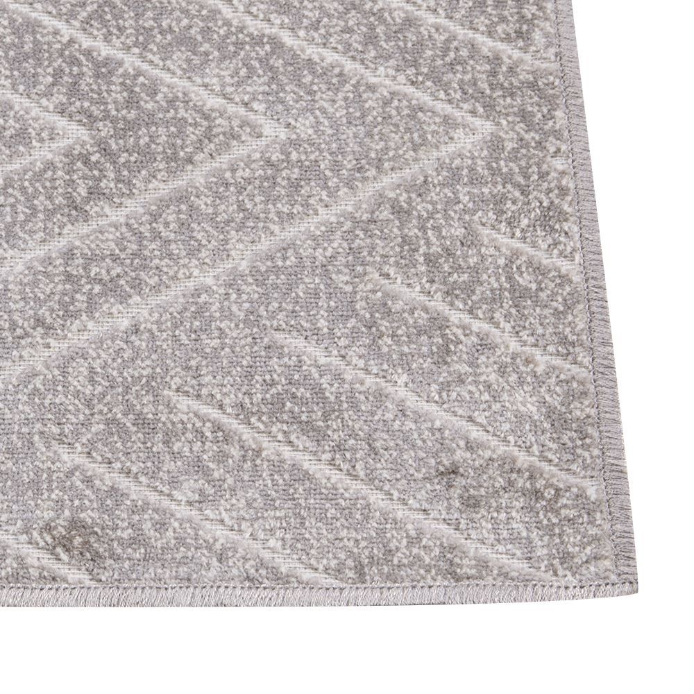 Tapete Para Quarto Ou Sala 1,40X2,00 M Faro Havan Casa - Escamas Cinza E Bege