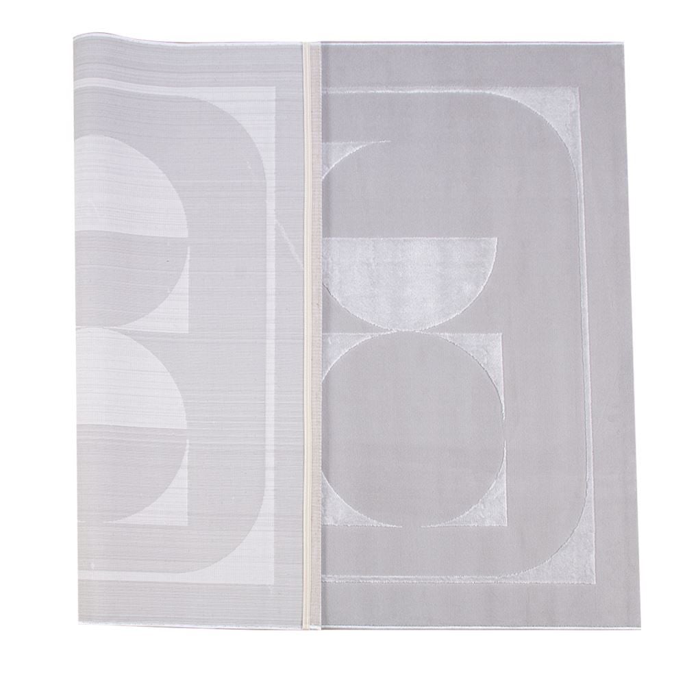 Tapete Para Quarto Ou Sala 1,40X2,00M Provence Havan Casa - Círculos Cinza