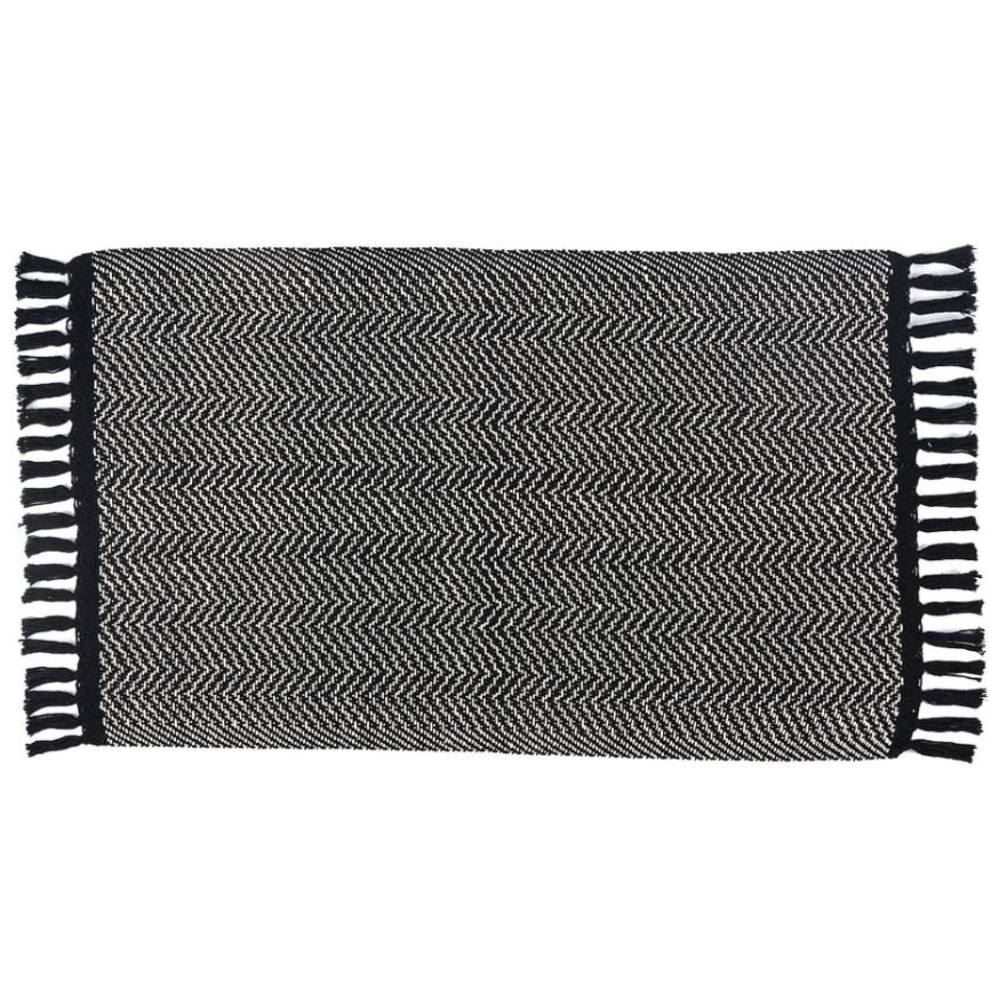 Tapete Para Quarto Ou Sala 50X80 Cm Naturalle Havan Casa - Preto