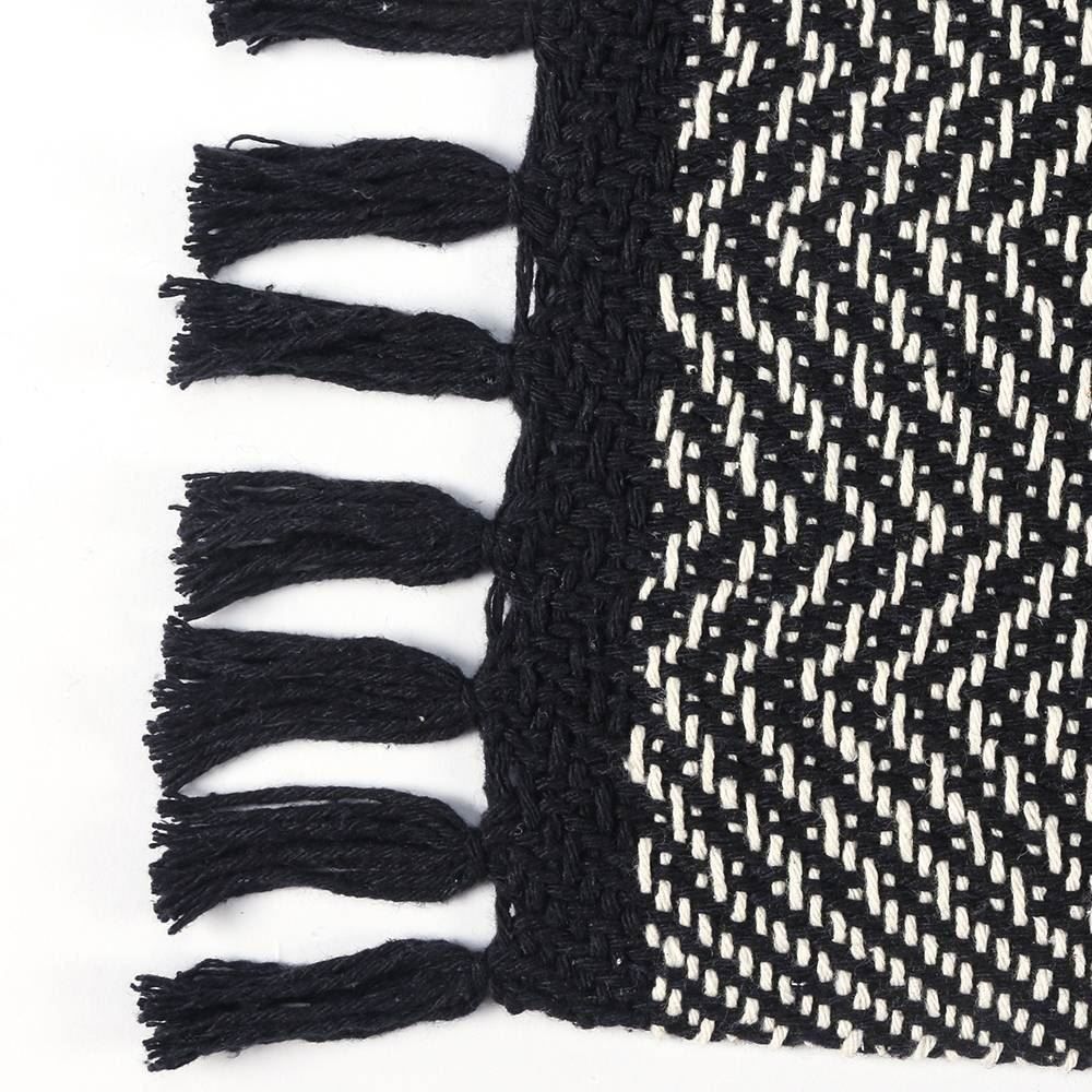 Tapete Para Quarto Ou Sala 50X80 Cm Naturalle Havan Casa - Preto