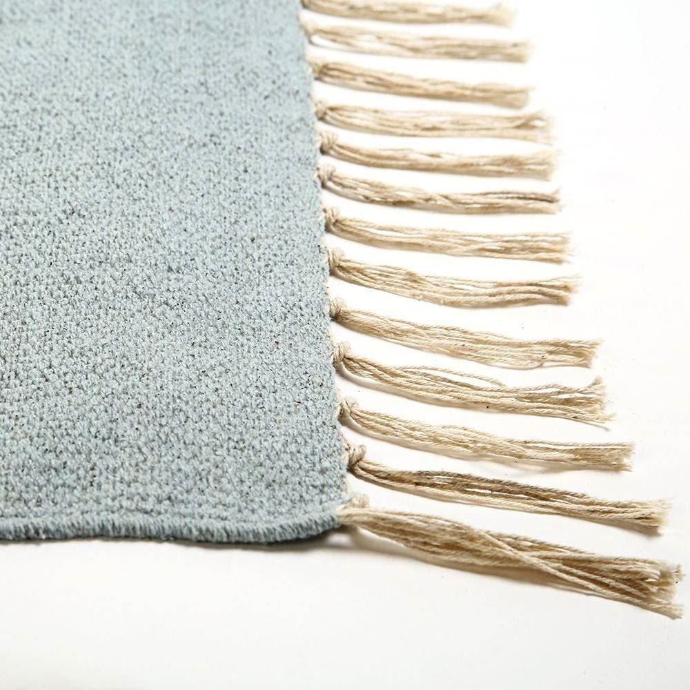 Tapete Para Quarto Ou Sala 80X150 Cm Kilim Havan Casa - Azul TI