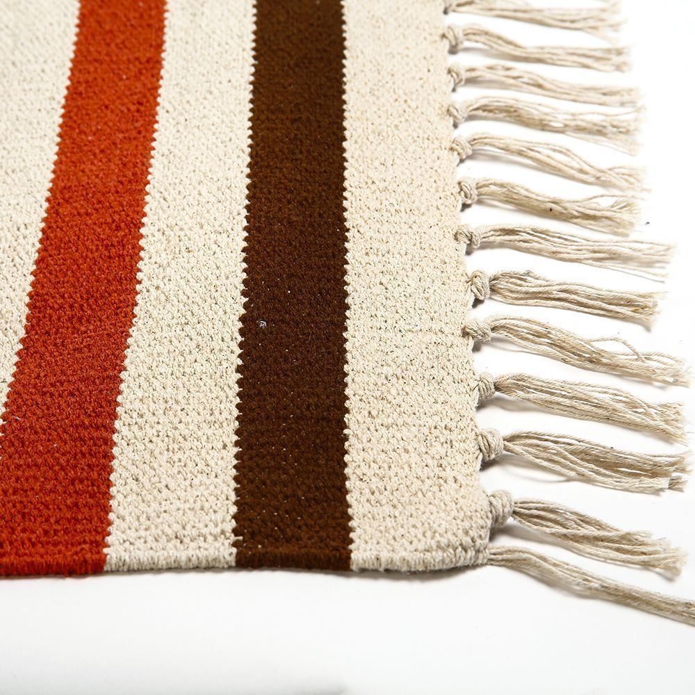 Tapete Para Quarto Ou Sala 80X150 Cm Kilim Havan Casa - Terracota TI