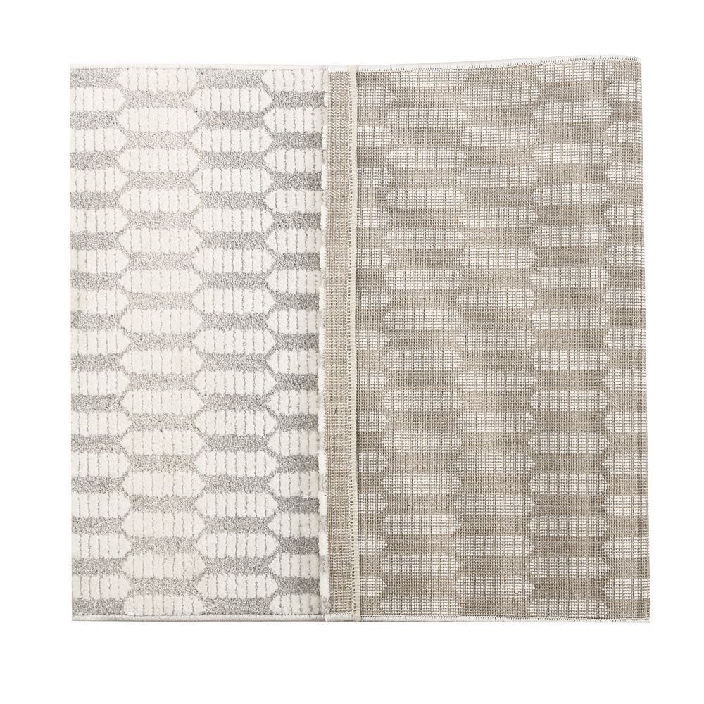 Tapete Para Quarto Ou Sala Atenas 60X100 Cm Havan Casa - Creme E Cinza