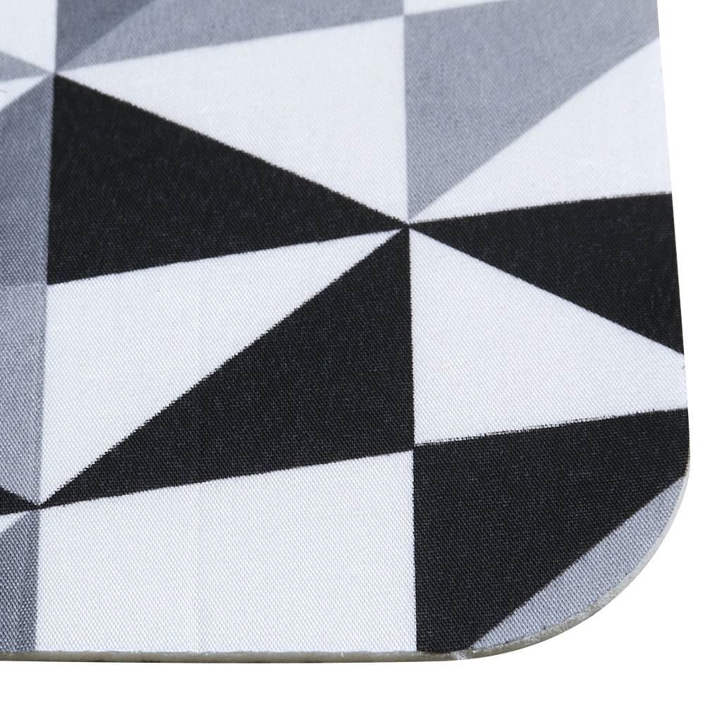 Tapete Para Quarto Ou Sala Tecil 40X120cm Havan Casa - Geométrico Preto