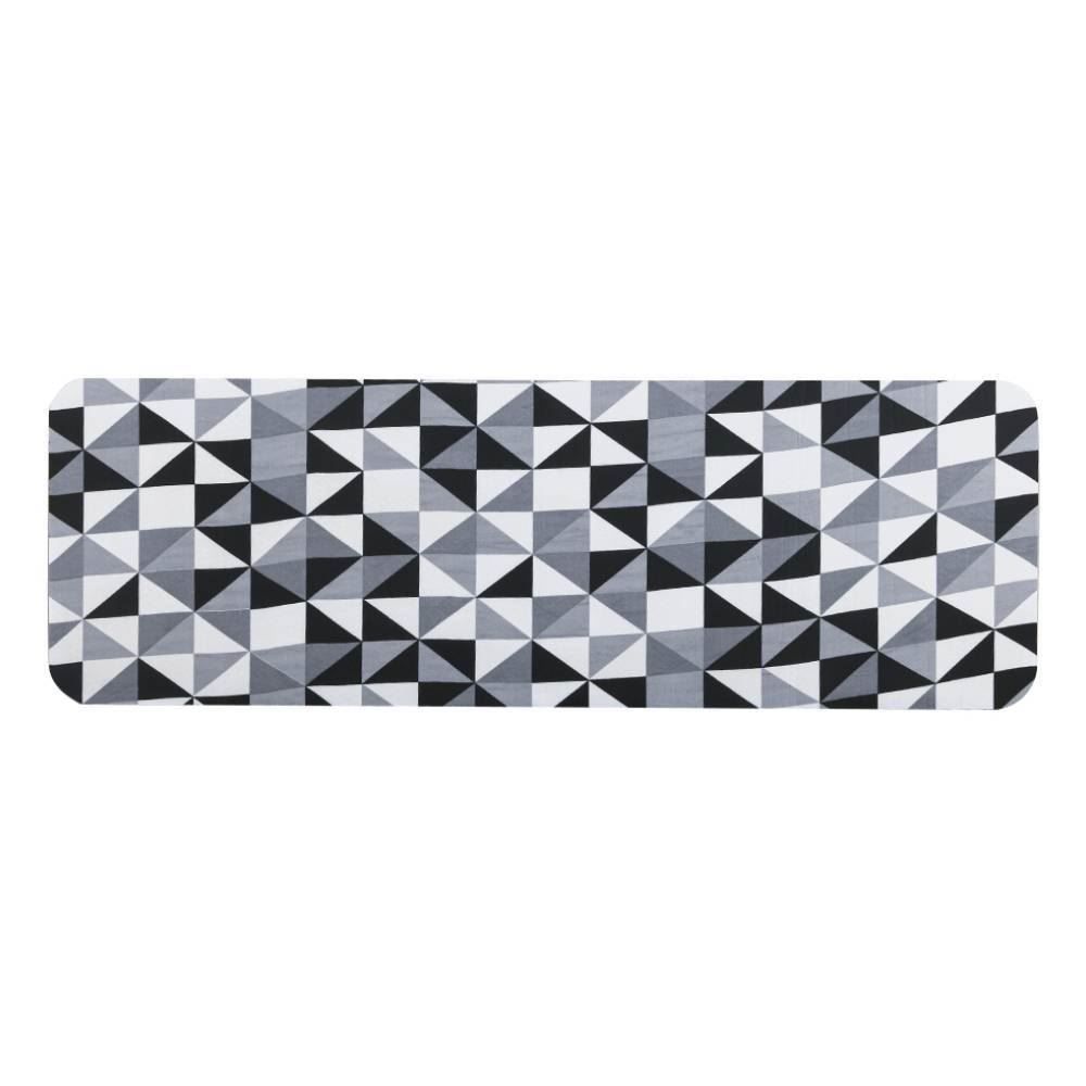 Tapete Para Quarto Ou Sala Tecil 40X120 Cm Havan Casa - Geométrico Preto