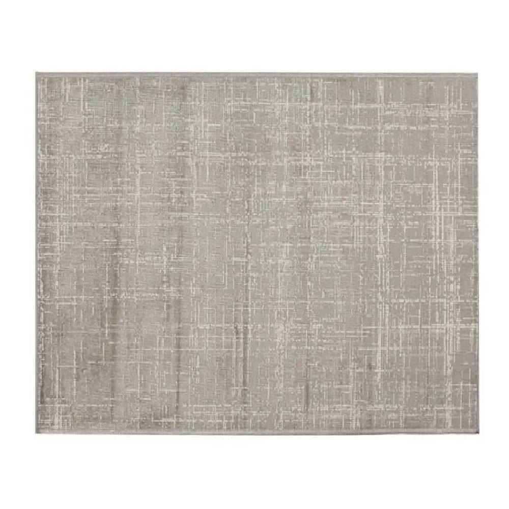 Tapete Para Quarto E Sala 2,00X2,40 M Belga Havan Casa - Linho Cinza E Bege