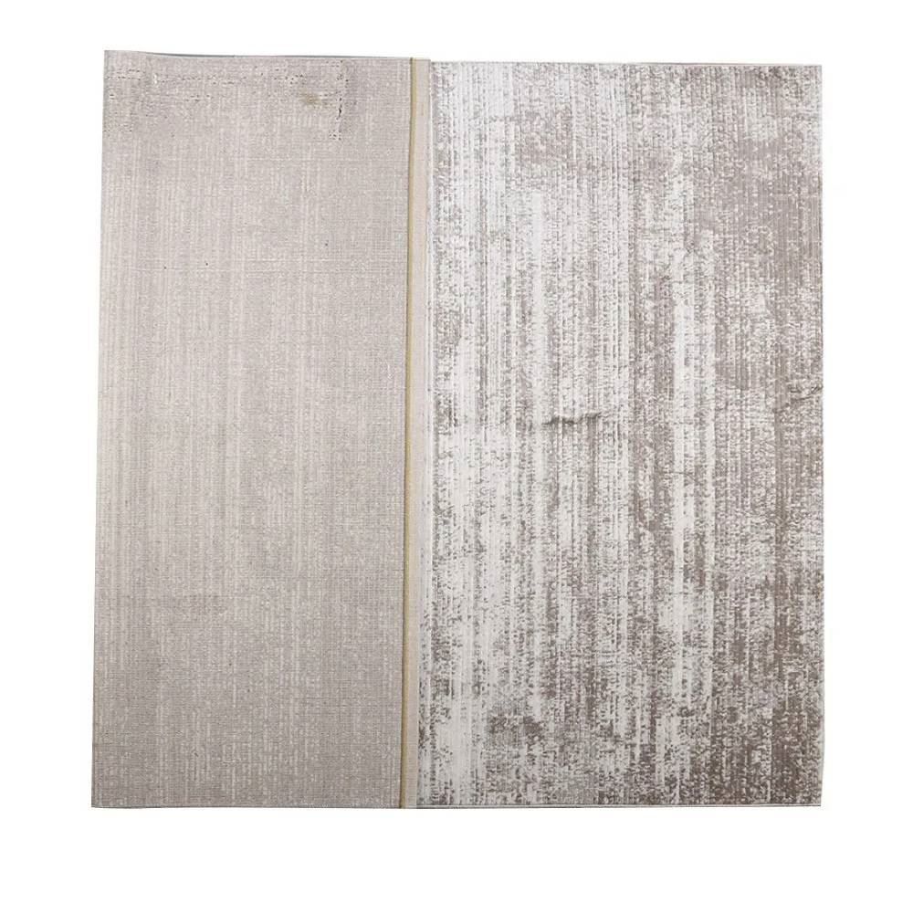 Tapete Para Quarto E Sala 1,40X2,00 M Platinium Havan Casa - Listras Cinza E Bege