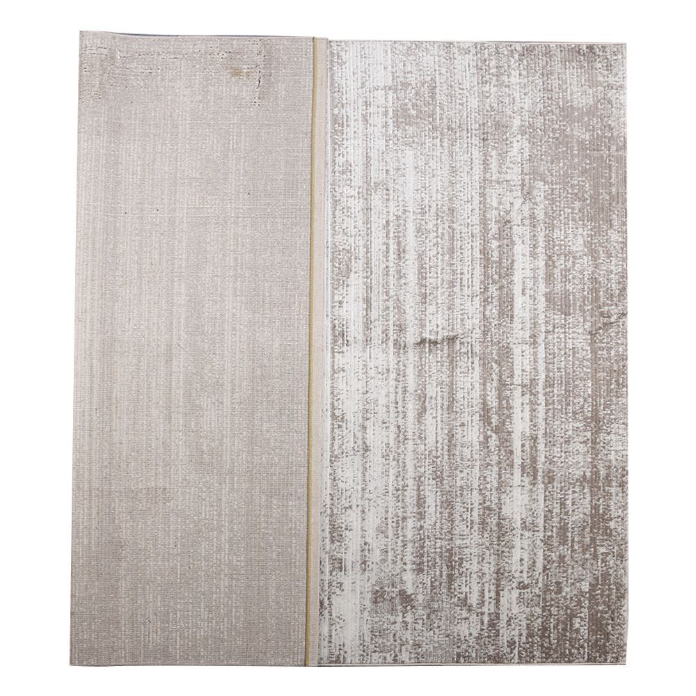 Tapete Para Quarto E Sala Platinium 2,00X2,50 Metros Havan Casa - Listras Cinza E Bege