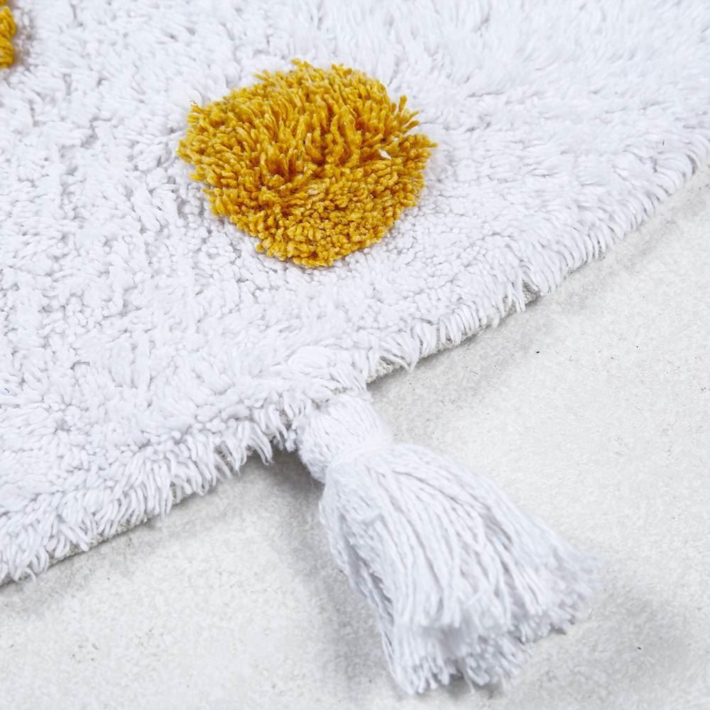 Tapete Redondo Infantil 1,10 M Poa Color Havan Casa - Off White Color