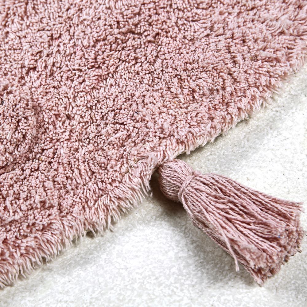 Tapete Redondo Infantil 150X150 Cm Poa Havan Casa - Rosa